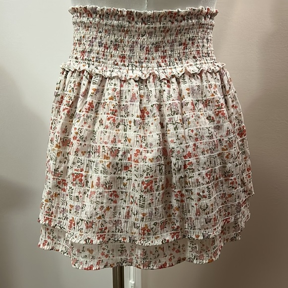 Rails Women's Addison Ambrosia Smocked Mini Skirt size XS- like new - Picture 8 of 12
